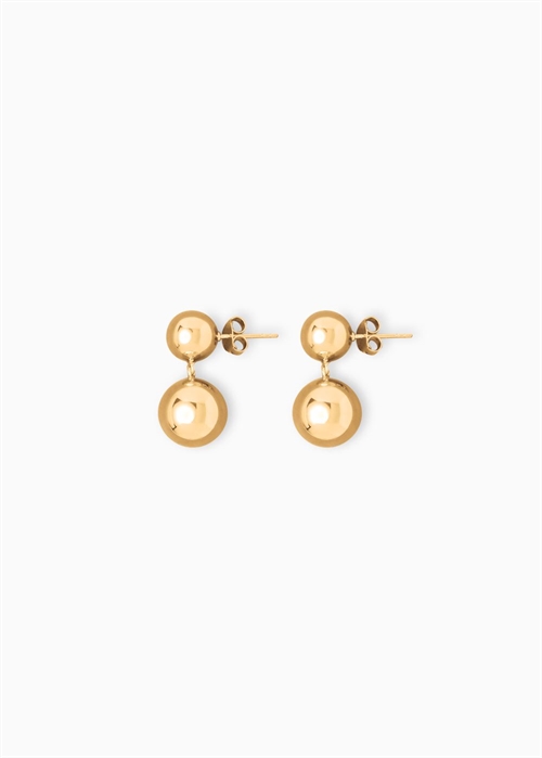 LIE STUDIO THE CAROLINE EARRINGS GOLDPLATED